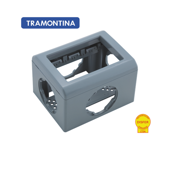 Caixa de Passagem Modelo X para Condulete de PVC - Tramontina