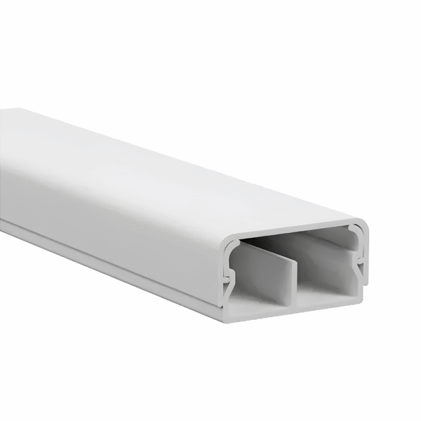 Canaleta Adesiva com Divisória 20x10mm - 2 Metros – Margirius