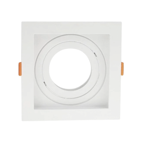 Spot de Embutir Quadrado Face Recuada Direcionável MR16 GU10 – Pix