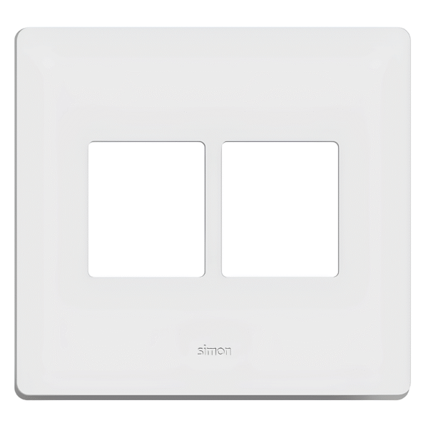 Placa 4x4 2+2 Postos Juntos com Suporte - Linha Simon 20/19