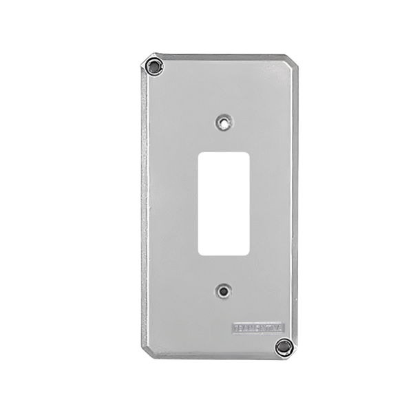 Tampa 1 Posto Reto de Alumínio para Condulete 1" – Tramontina