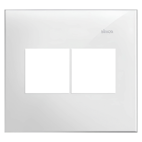 Placa 4x4 2+2 Postos Branca - Linha Simon 35/30