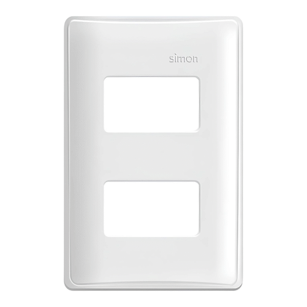 Placa 4x2 2P Separados com Suporte - Linha Simon 19/20