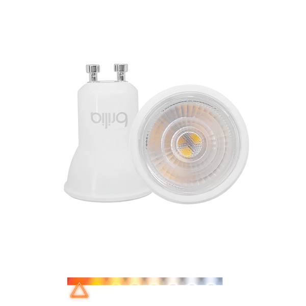 Lâmpada LED Mini Dicroica MR11 Dimerizável 3,5W 2700K 127V - Brilia