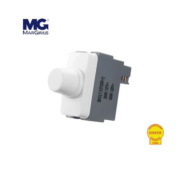 Módulo Variador de Luminosidade e Velocidade de Ventiladores Bivolt Linha B3 Branca - Margirius