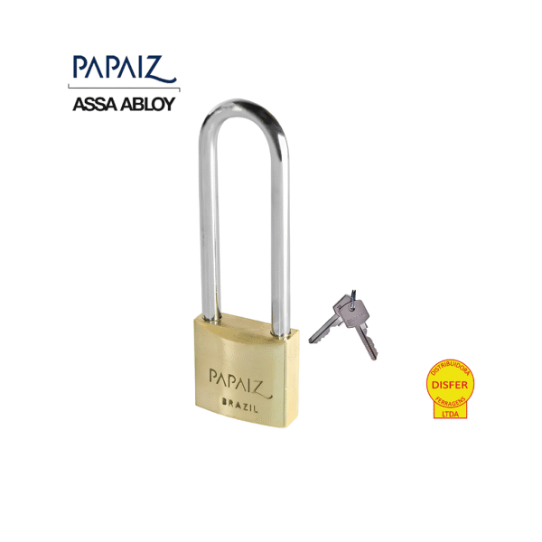 Cadeado Latão Haste Longa CR40/70 - Papaiz
