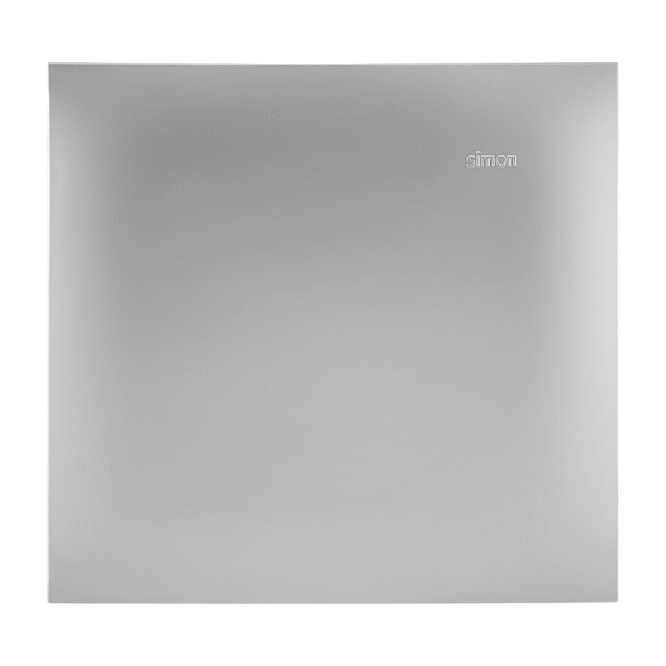 Placa 4x4 Cega Alumínio com Suporte - Linha Simon 30/35