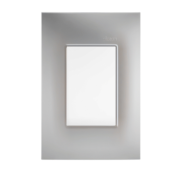 Placa 4x2 3 Postos Alumínio com Suporte - Linha Simon 30/35