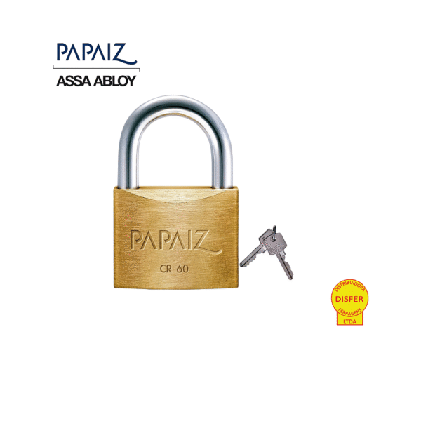 Cadeado Latão CR60 - Papaiz