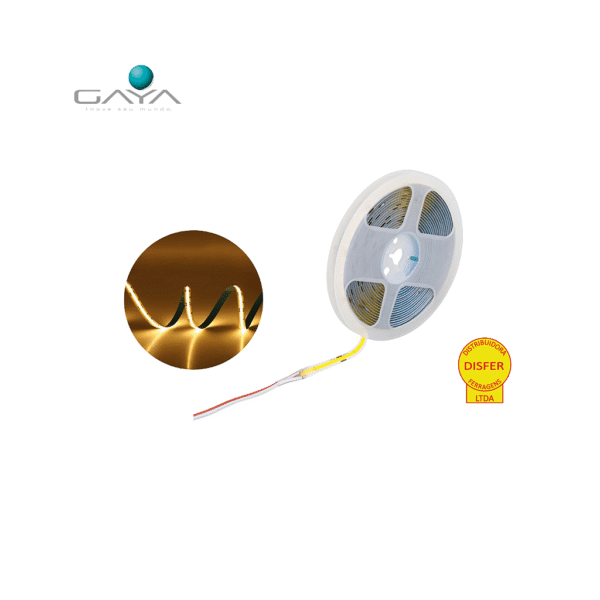 Fita LED COB 9w/m 900lm/m 3000K 12V 5m - Gaya