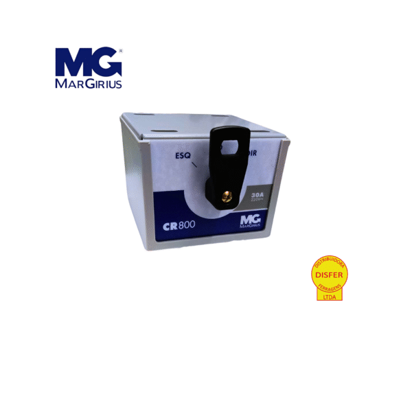 Chave Reversora Trifásica p/ Motor de Elevador de Automóveis c/ Acionamento Momentâneo 30A CR800  - Margirius