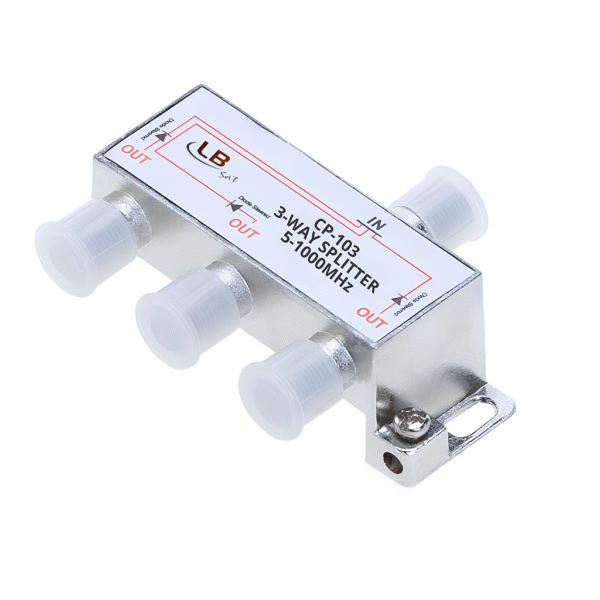 Divisor de Sinal TV 3 Saídas Profissional 5-1000MHz – LB Sat