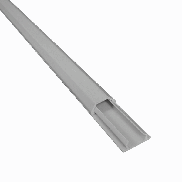 Canaleta para Piso PVC Reforçada DP1 25x12mm 2 Metros – Dutoplast