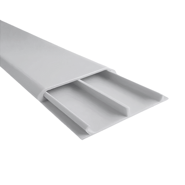 Canaleta para Piso PVC Reforçada DP2 50x10mm 2 Metros – Dutoplast