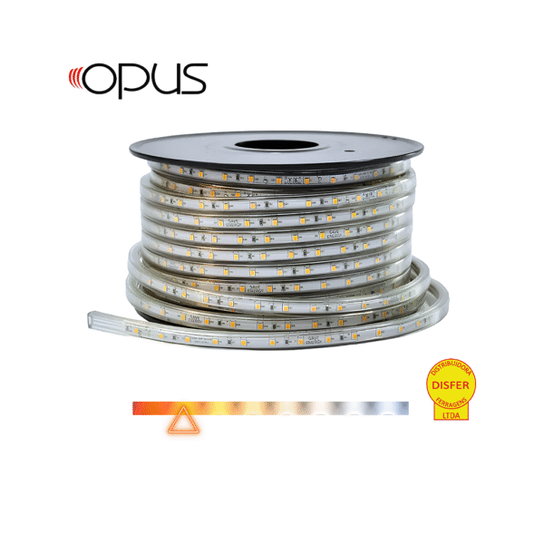 Fita LED 8W/m 740lm/m 3000K 127V (Cada Metro) – Opus
