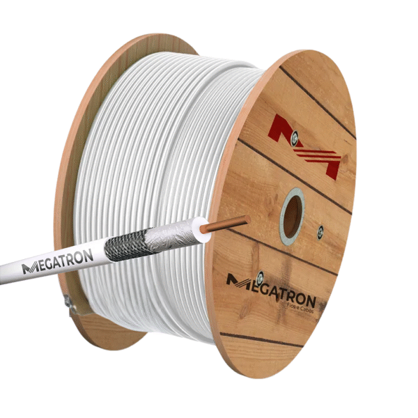 Cabo Coaxial RG 59 75 Ohms 47% - 300 Metros – Megatron