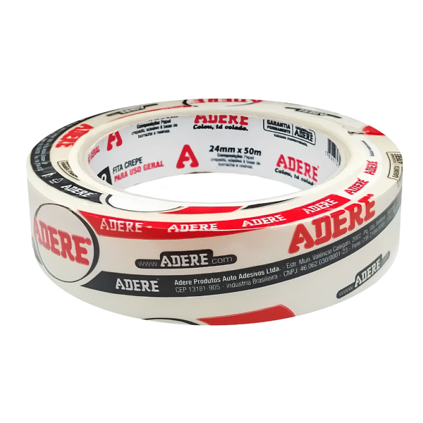Fita Crepe para Uso Geral 24mm x 50m – Adere