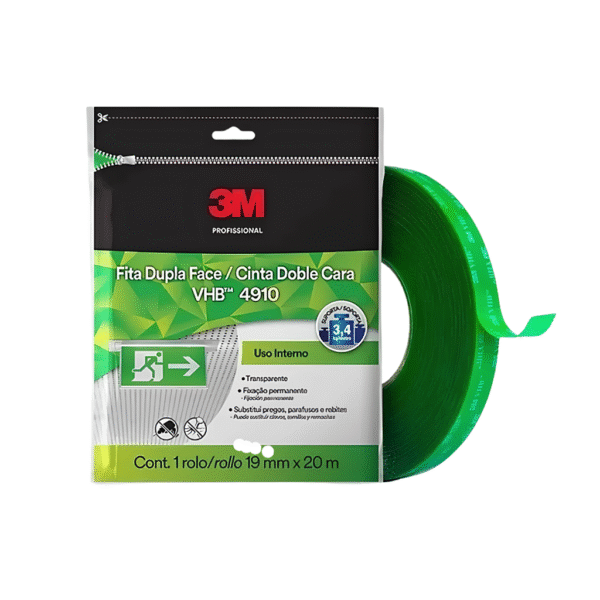 Fita Dupla Face VHB 4910 9,5mm x 20m - 3M