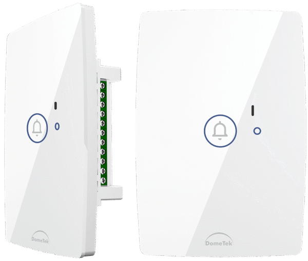 Pulsador para Campainha Touch 4x2 Branca- Dometek