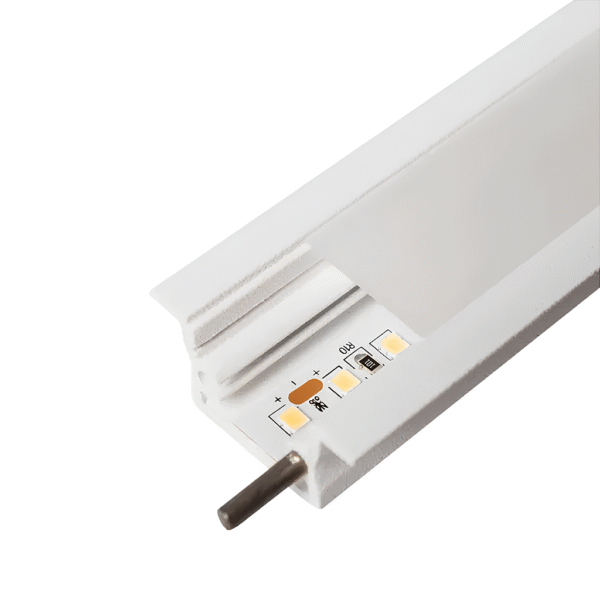 Perfil de Embutir Garbo 34x17 - 3 Metros - Branco – Usina Design