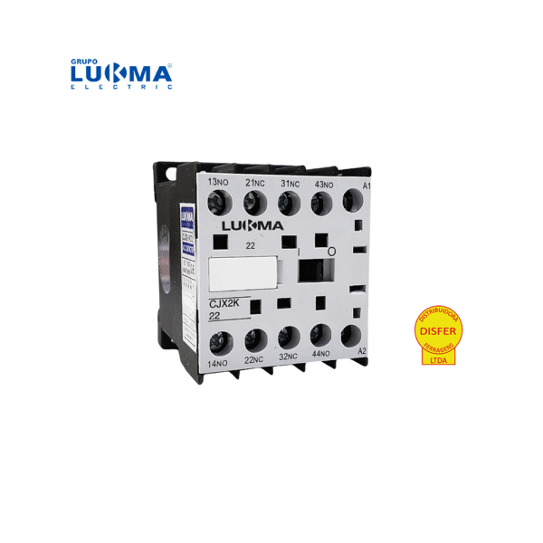 Contator Auxiliar Mini BCAM22 2NA+2NF CJX2-K22 220V - Lukma