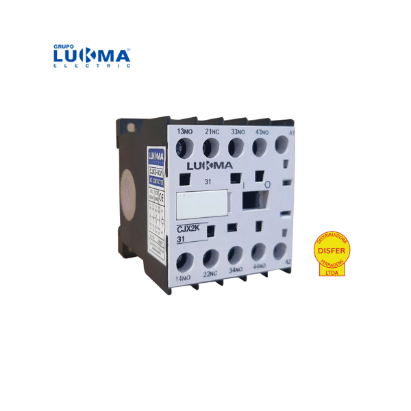 Contator Auxiliar Mini BCAM31 3NA+1NF CJX2-K31 220V - Lukma