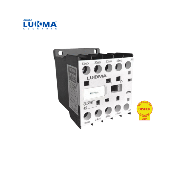Contator Auxiliar Mini BCAM40 4NA CJX2-K40 220V - Lukma