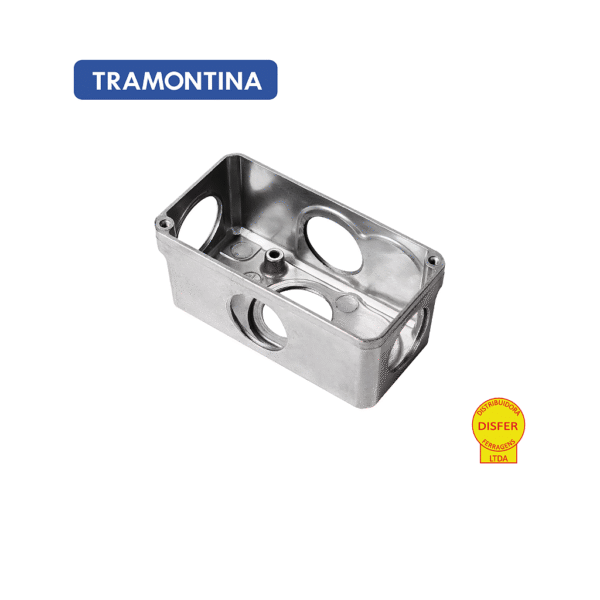 Caixa de Alumínio para Condulete Tipo X 1" Sem Tampa – Tramontina