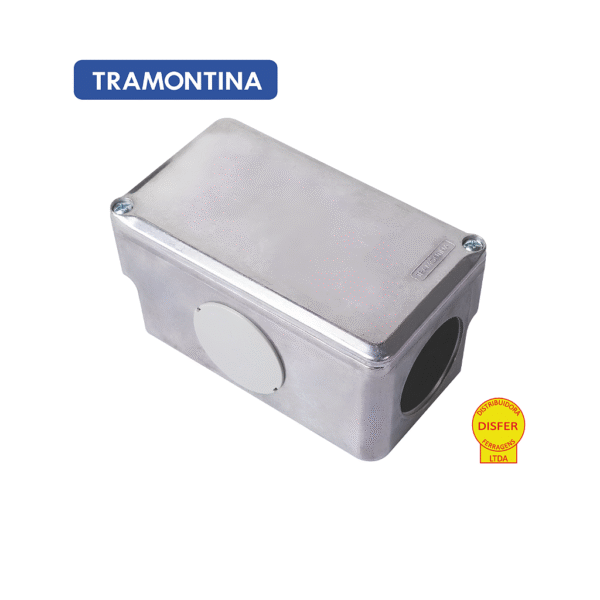 Caixa de Alumínio para Condulete Tipo X 2" com Tampa – Tramontina