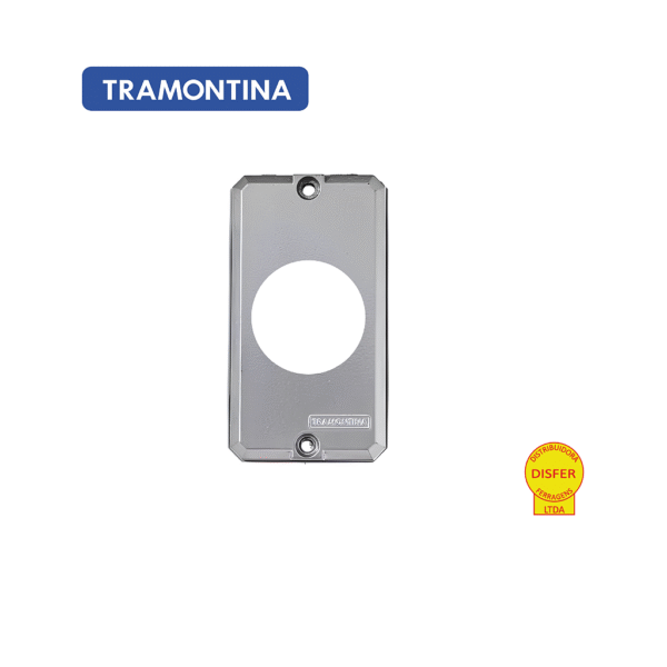 Tampa 1 Posto Redondo de Alumínio para Condulete 3/4" – Tramontina