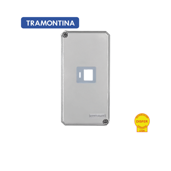 Tampa 1 Posto RJ45 de Alumínio para Condulete 1" – Tramontina