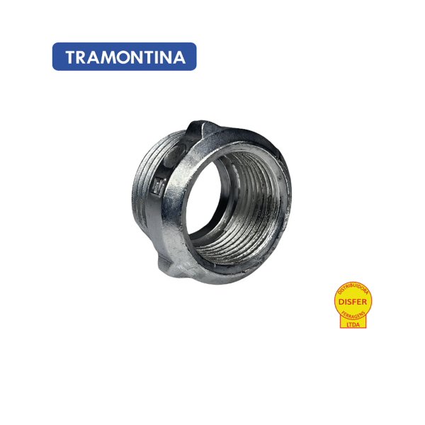 Bucha Redutora de Alumínio com Rosca 1" x 3/4" – Tramontina
