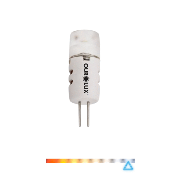 Lâmpada LED Bipino G4 12V 1,5W 6400K - Ourolux