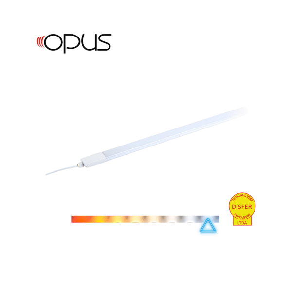 Luminária Calha Hermética LED 36W 6500K 2880lm IP65 Bivolt – Opus