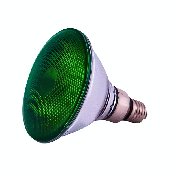 Lâmpada Halógena PAR38 E-27 Verde 120W 220V - Xelux
