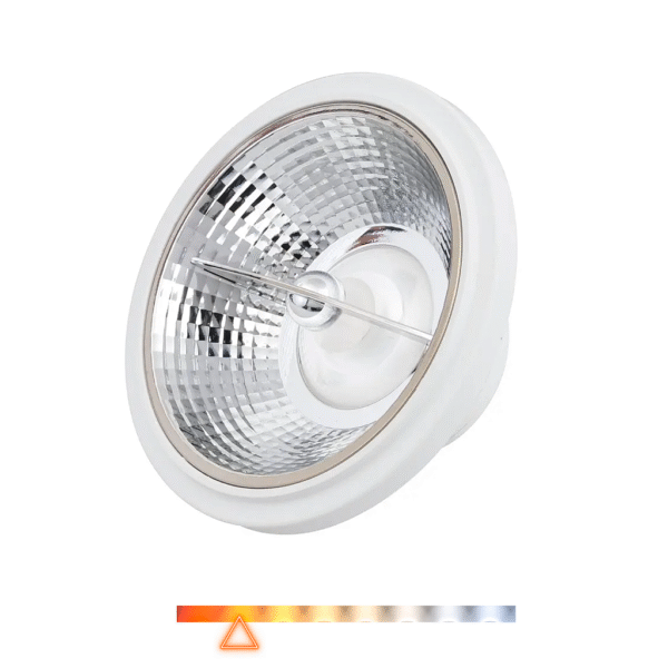 Lâmpada Dicróica AR111 GU10 LED 12W 2700K 720lm Bivolt – Gaya