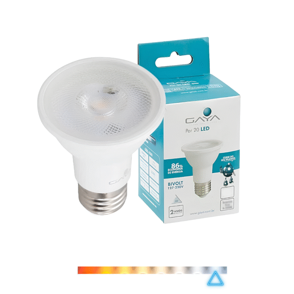 Lâmpada LED PAR20 7W 525lm 6500K Bivolt - Gaya