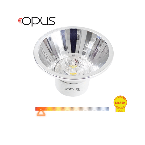 Lâmpada Módulo AR70 LED 7W 2700K 500lm 24° Bivolt – Opus