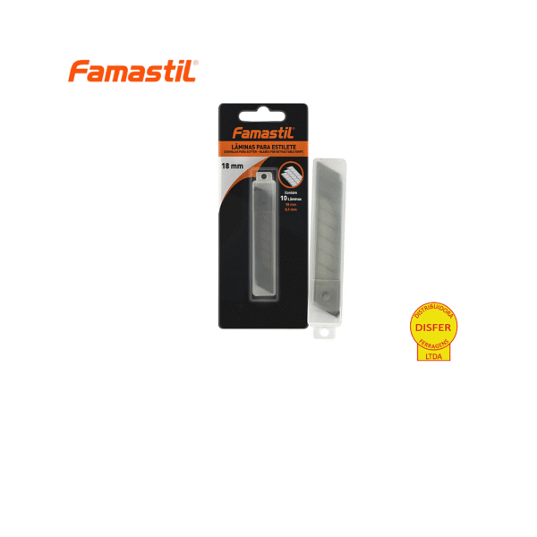 Lâminas para Estilete Profissional 18mm - Famastil