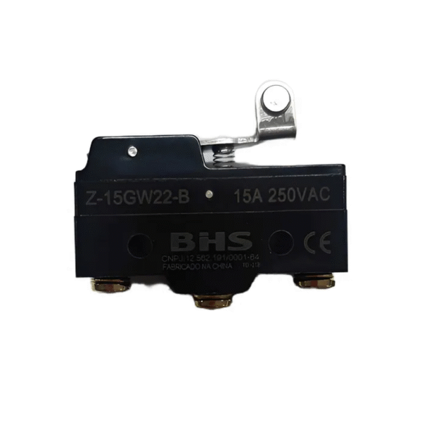 Microrruptor Alavanca Curta com Roldana 15A 250V Z-15GW22-B – BHS