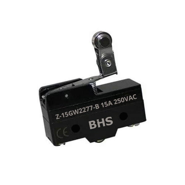 Microrruptor Alavanca Curta com Roldana Unidirecional 15A 250V Z-15GW2277-B – BHS