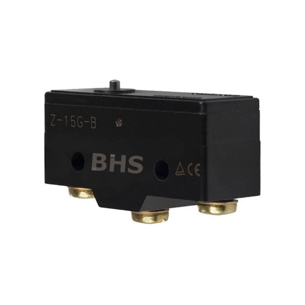 Microrruptor Pistão Reto Baixo 15A 250V Z-15G-B – BHS