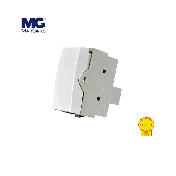 Interruptor Intermediário 10A Branco - Linha Sleek - Margirius