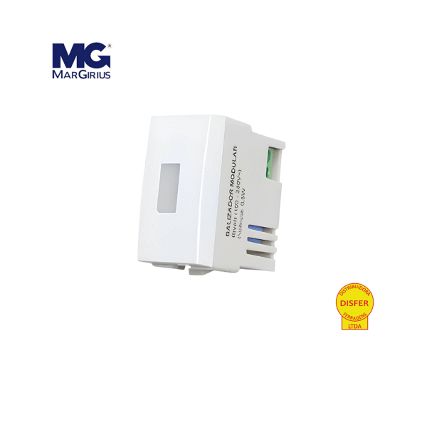 Balizador Modular 3000K Bivolt 0,5W Branco - Linha Sleek - MarGirius