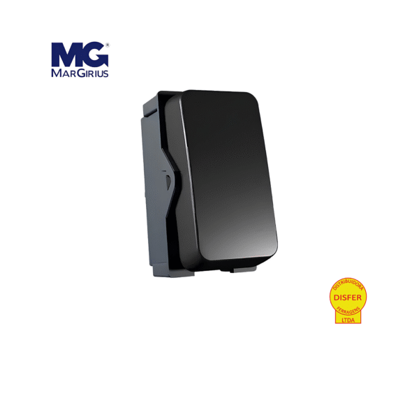 Módulo Interruptor Paralelo 10A 250V Linha B3 Preto - Margirius