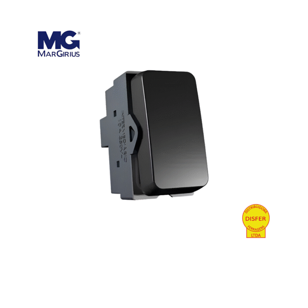 Módulo Interruptor Intermediário B3 10A 250V Linha B3 Preto - Margirius
