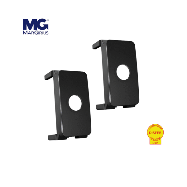 Módulo Saída de Fio 2 Unidades Preto B3 - Margirius