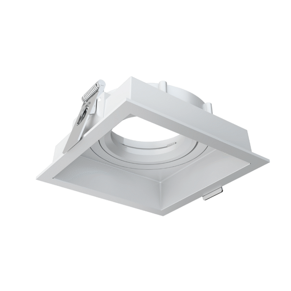 Spot Embutir Recuado Microborda Genesis MR16 Alumínio Branco - Opus