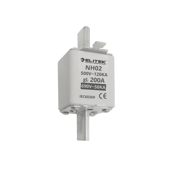 Fusível Retardado NH2 200A 500V 120kA - Elitek