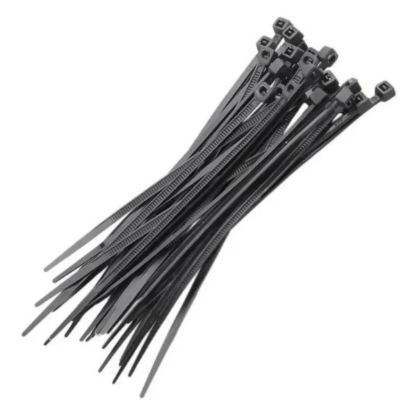 Abraçadeira Nylon 400x4.5 Preta com 100 peças